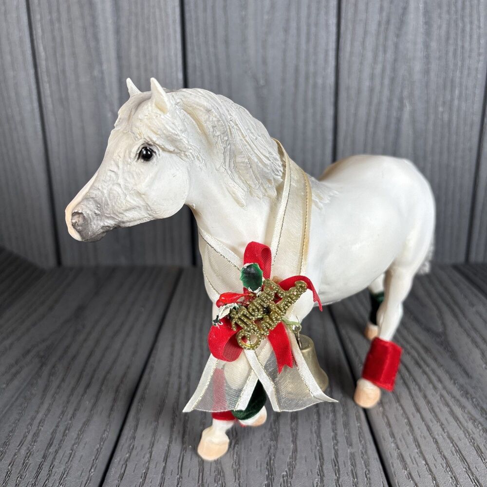 Breyer Horse 1997 Christmas Pony Snowball 1st in a Series #702197 - Holiday Rare